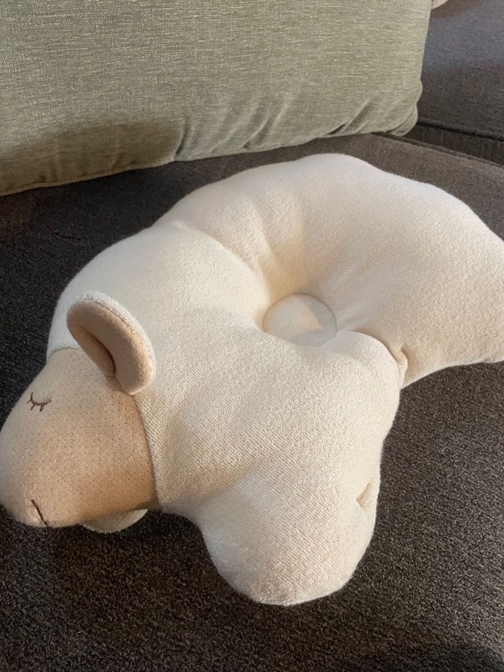 John N Tree Organic Head Baby Infant Pillow Support Lamb Animal Nursery Home
